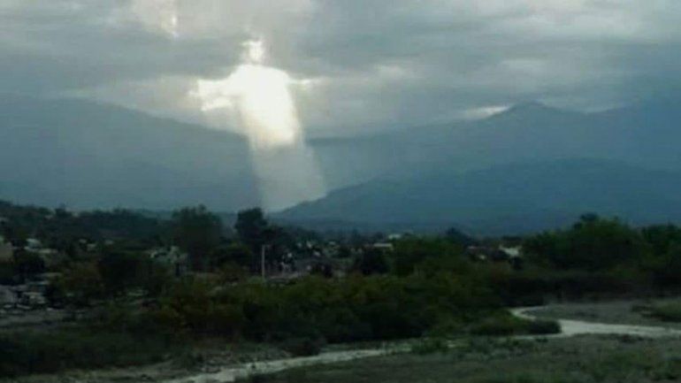 Sorpresa en Jujuy por la imagen de Jesús que apareció en el cielo
