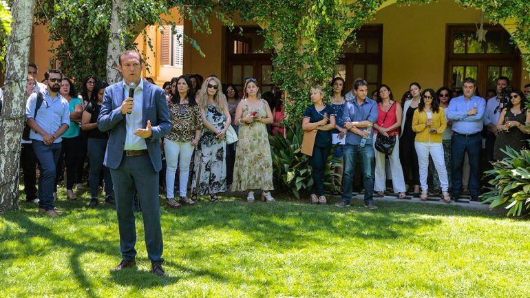 Gutiérrez encabezó el brindis de Fin de Año con periodistas de la región