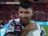 El Kun Agüero se lesionó en el evento.