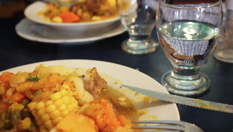 Comida casera y rica. Todos los platos tenían sabor a recuerdos (Crédito: Guada Vela)