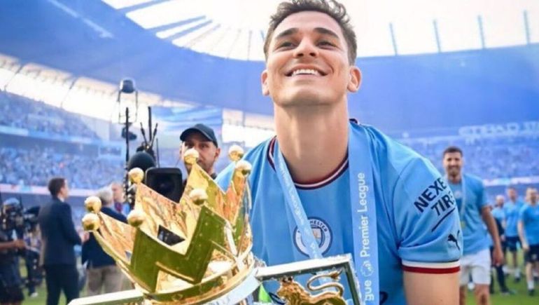 El Manchester City de Julián Álvarez se consagró campeón de la Premier League en una infartante definición