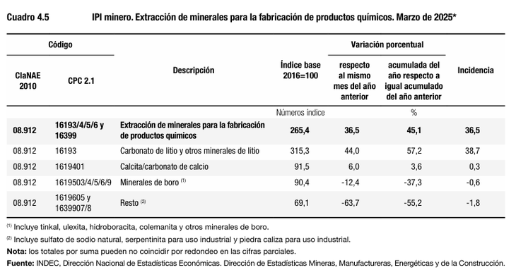 Boom minero: Vaca Muerta y el litio impulsan un crecimiento récord en 2025