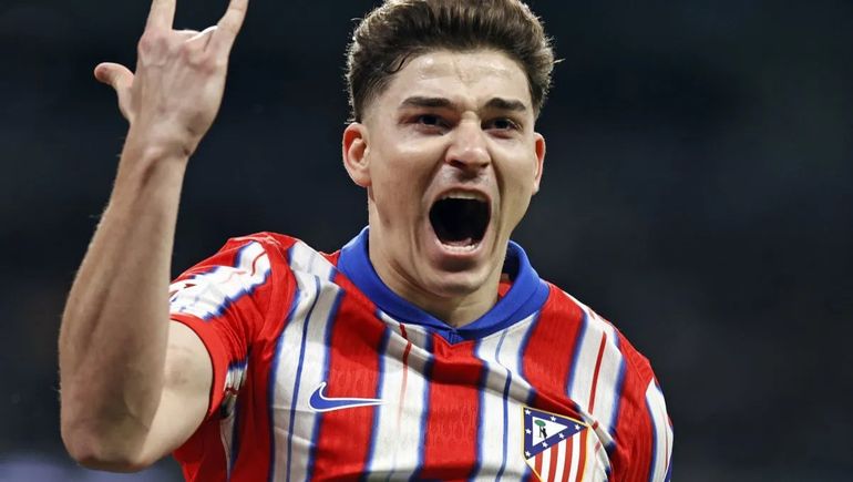 Sangre fría en un clásico caliente: el golazo de Julián Álvarez en el empate entre el Atlético y el Real Madrid