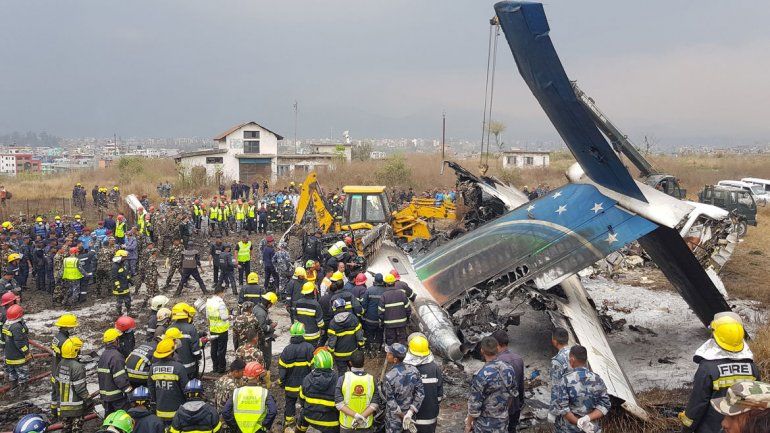 En la aeronave de US-Bangla Airlines viajaban 67 pasajeros y 4 tripulantes.