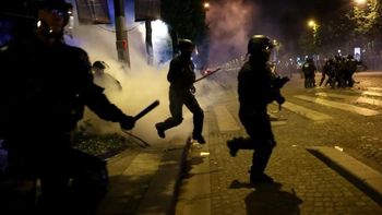 Disturbios en París tras la conquista del PSG.