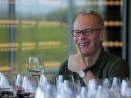 El crítico británico de vinos Tim Atkin recorrió las zonas vitivinícolas de Córdoba por primera vez este año. Foto: @timatkinwine El crítico británico de vinos Tim Atkin recorrió las zonas vitivinícolas de Córdoba por primera vez este año. Foto: @timatkinwine