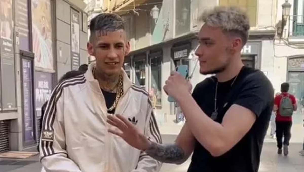 Un influencer le preguntó a L-Gante cuánta plata tiene y estallaron las redes