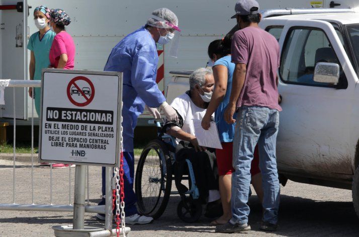 los pacientes de urgencia respiratoria, en el hospital de Centenario.
