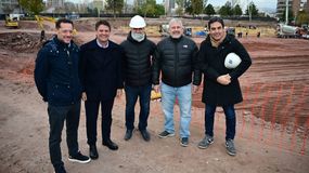 Gaido y los inversores neuquinos informaron el avance del Polo Gastronómico.