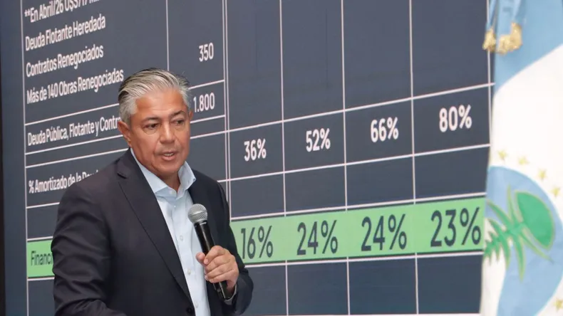 Figueroa expuso los números y proyecciones económicas de la provincia.
