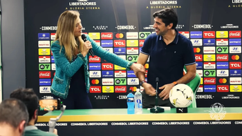 Leila Pereira, presidenta de Palmeiras. Leila Pereira, presidenta de Palmeiras.