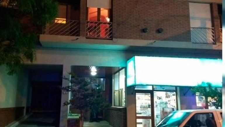 El departamento en el balneario Monte Hermoso en el que ocurrió la tragedia.