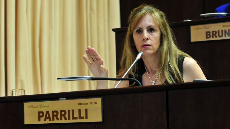 La diputada por Unión por la Patria, Lorena Parrilli. La diputada por Unión por la Patria, Lorena Parrilli.