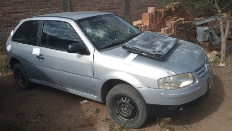 Los delincuentes circulaban a bordo de un Volkswagen Gol.&nbsp;