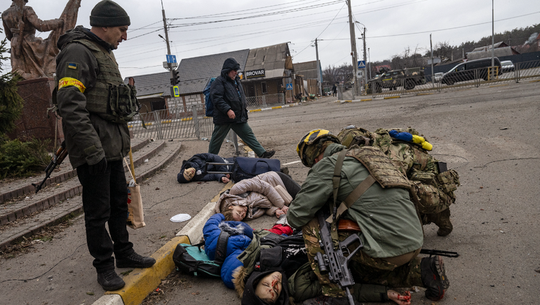 Odesa: Zelenski acusó a los rusos de terrorismo