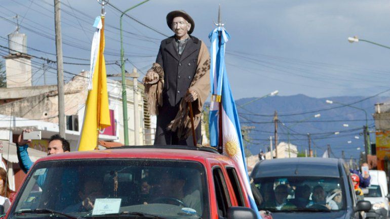 Una imagen del cura Brochero