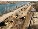 Inician pavimentación de la calle que une tres ciudades y dos provincias
