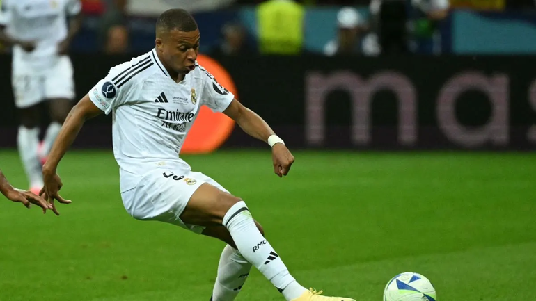 Kylian Mbappé fue titular en Real Madrid.