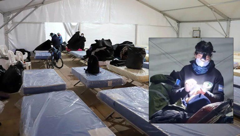 Las personas en situación de calle recibieron atención odontológica en el parador nocturno.