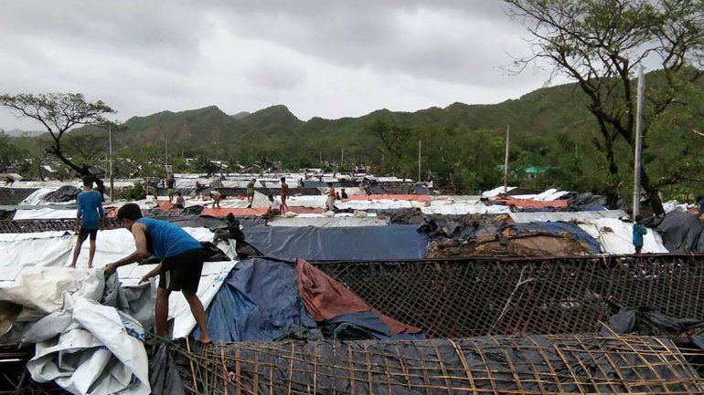 Cuatro personas murieron aplastadas por árboles que cayeron.