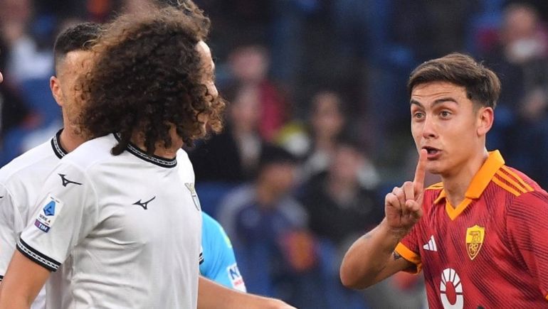 El hermoso gaste que Dybala le hizo a un francés en el clásico de la Roma