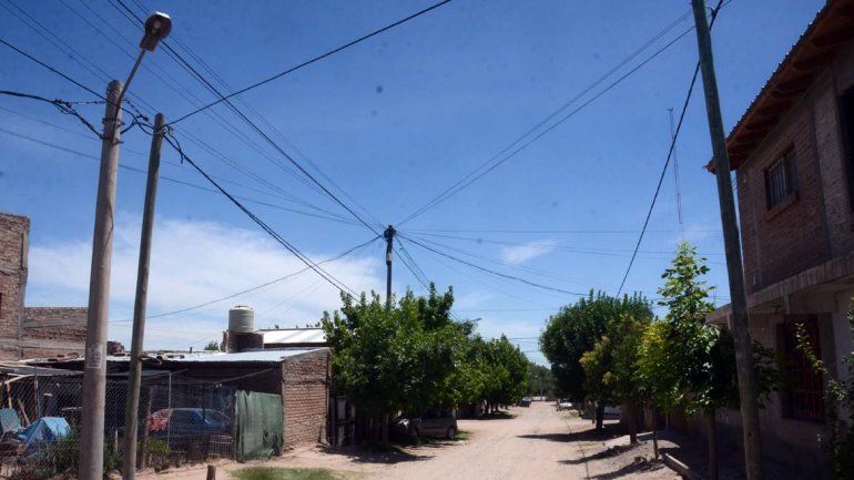 Alto Godoy es el barrio afectado por el robo de cables.