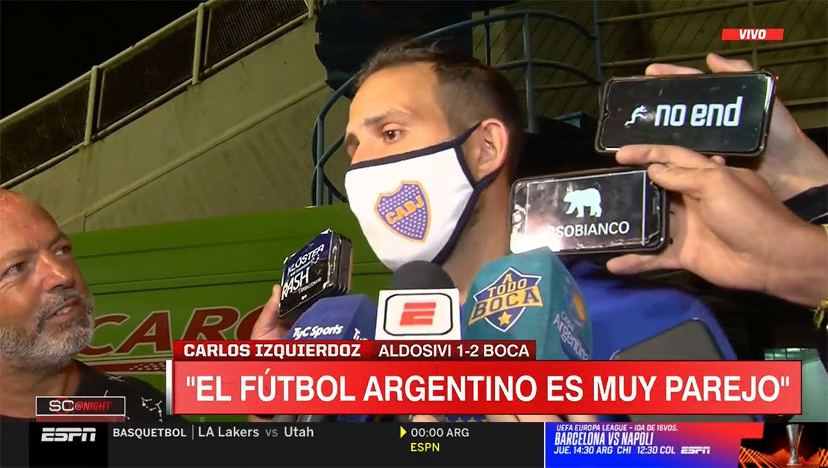 La contundente respuesta de Izquierdoz a los dichos de Riquelme