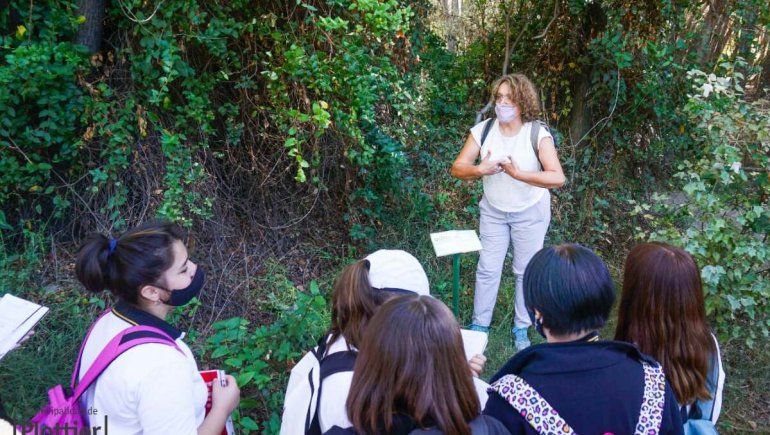 Escuelas de Plottier eligen el Jardín Botánico para enseñar 