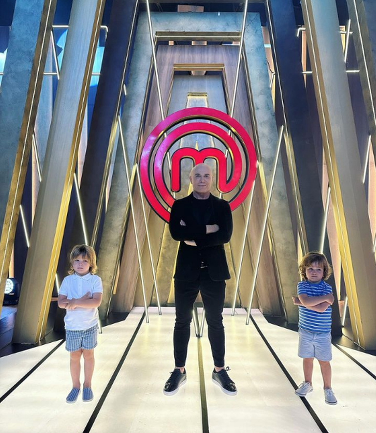 Germán Martitegui acompaña la crianza de sus chicos.