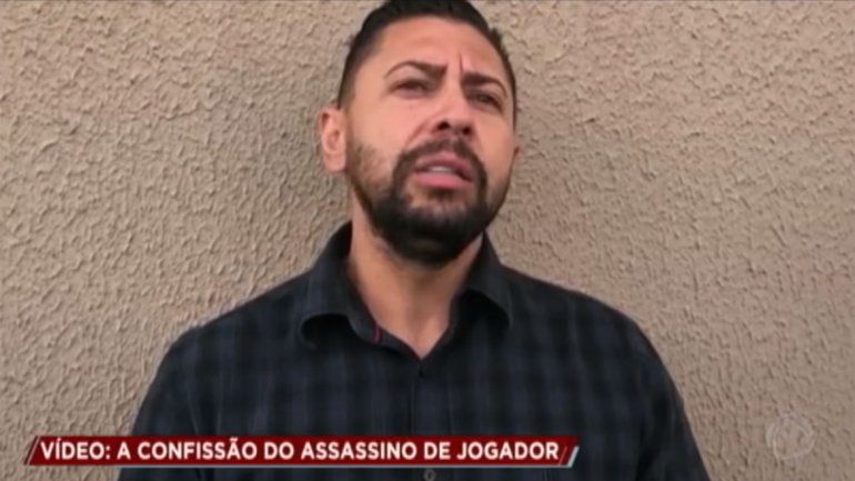 Empresario confesó en televisión el crimen del futbolista brasileño
