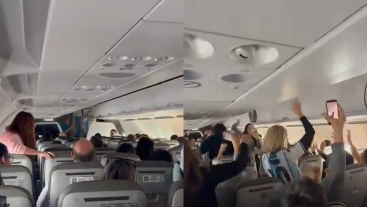 El inédito momento que se vivió en el vuelo de JetSmart se viralizó en redes sociales.