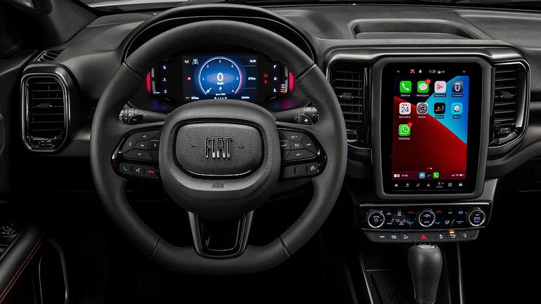 Así luce el interior de Fiat Toro que se vende en Argentina. Así luce el interior de Fiat Toro que se vende en Argentina.