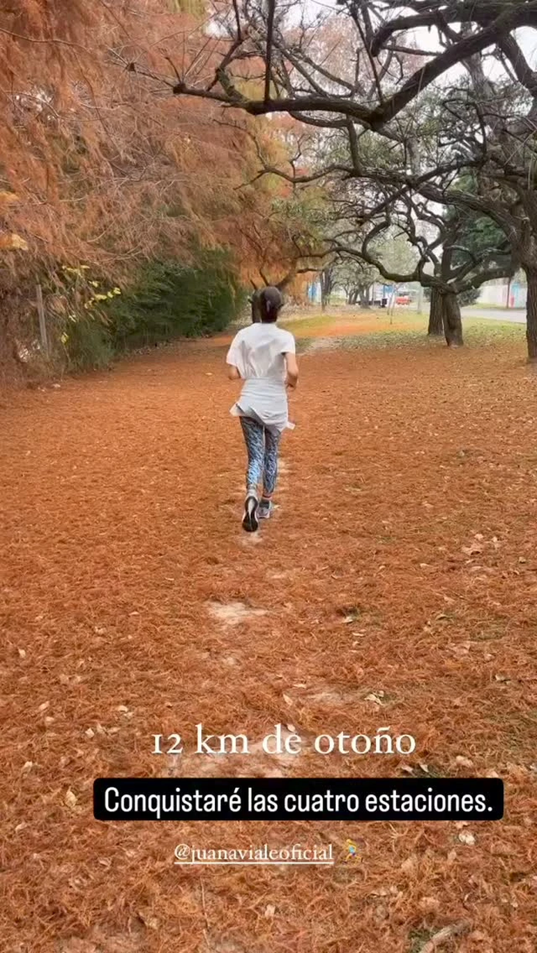 El posteo de Juana Viale. El posteo de Juana Viale.