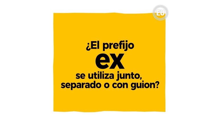 La RAE explica que el uso del prefijo ex- cuando se emplea como sustantivo para referirse a una persona que ha dejado de ser pareja sentimental, la palabra no lleva tilde, cursiva ni comillas.