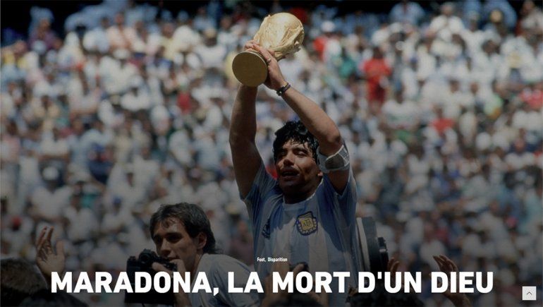 El dolor por la muerte de Maradona en los diarios del mundo