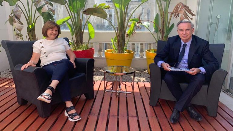 Miguel Ángel Pichetto y Patricia Bullrich juntos. Eran otros tiempos