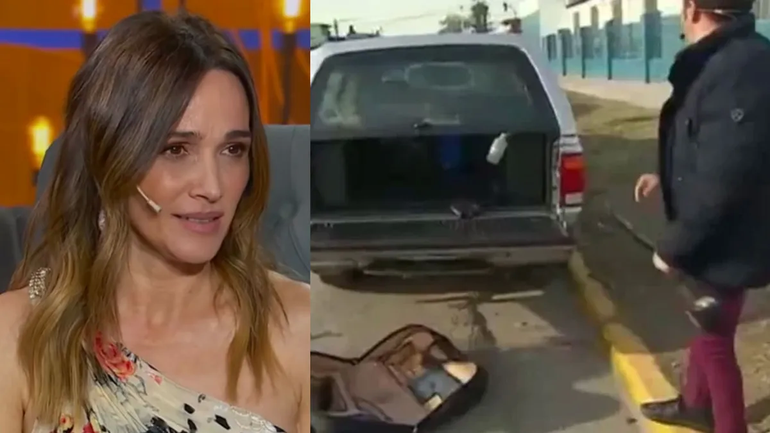 Robaron en vivo al móvil de Cortá por Lozano y Vero estalló de furia