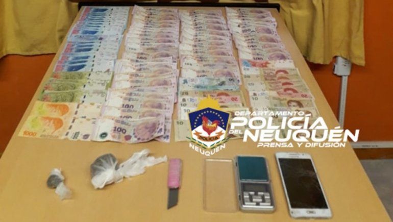 Zapala: hallaron marihuana en un kiosco narco