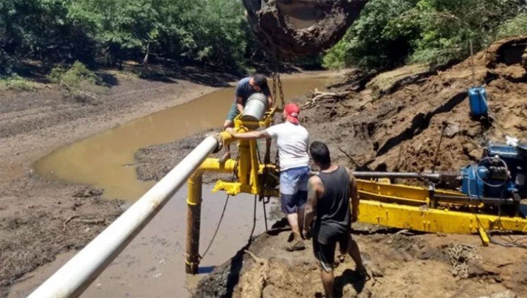 Dragan un arroyo para buscar los restos del joven secuestrado en 2003