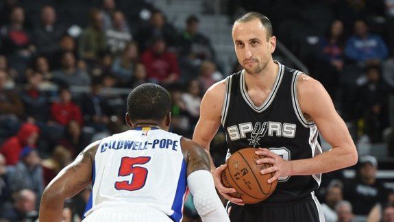 ginobili llevo a los spurs a una nueva victoria