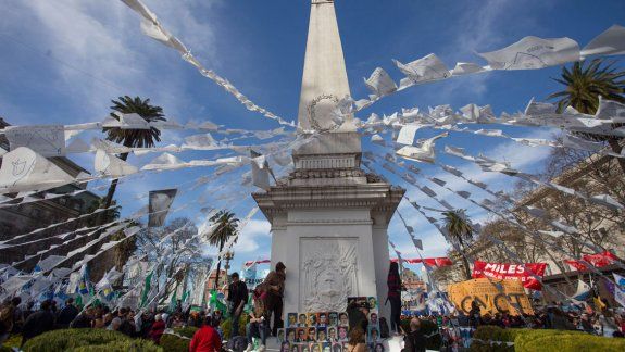 La titular de Madres de Plaza de Mayo también recibió a Cristina.