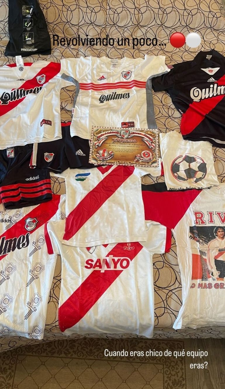 El posteo pro River de Bruno Urribarri El posteo pro River de Bruno Urribarri