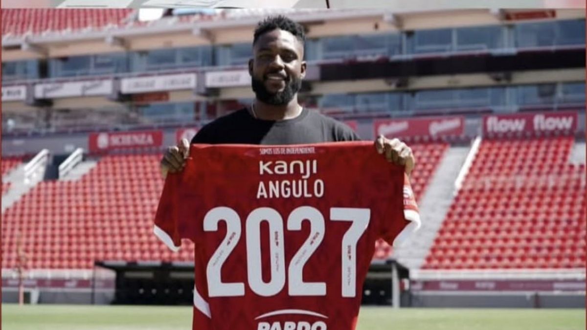 Álvaro Angulo, el nuevo refuerzo de Independiente