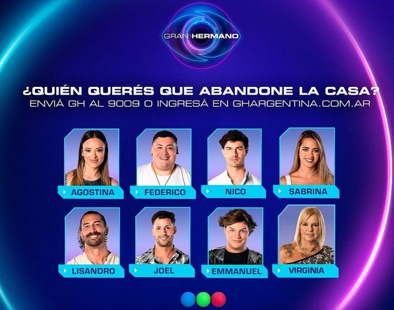Los nominados de Gran Hermano. Los nominados de Gran Hermano.