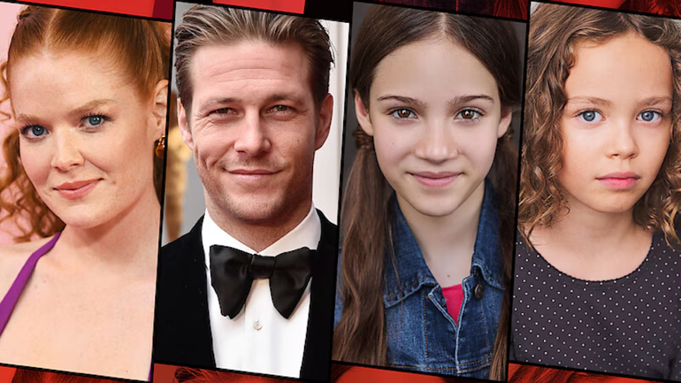 Crosby Fitzgerald, Luke Bracey y Skywalker Hughes completan el elenco junto a Alice Hallsey. (Foto: Netflix) Crosby Fitzgerald, Luke Bracey y Skywalker Hughes completan el elenco junto a Alice Hallsey. (Foto: Netflix)