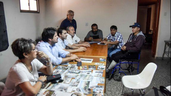 Archivo. Reunión en el Obispado el pasado 17 de diciembre.