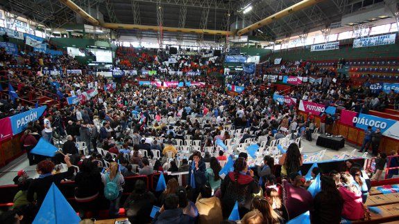 ademas del acto, como se vivio la previa en el ruca che