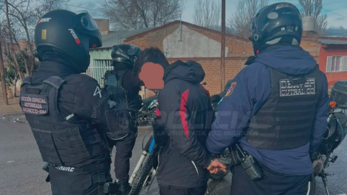 El operativo terminó con el secuestro de un revólver calibre 38 mm.&nbsp;