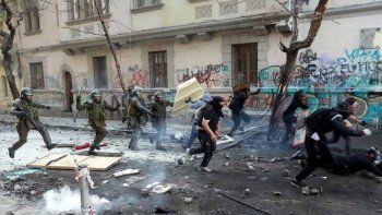 Heridos y presos en una nueva protesta en Chile