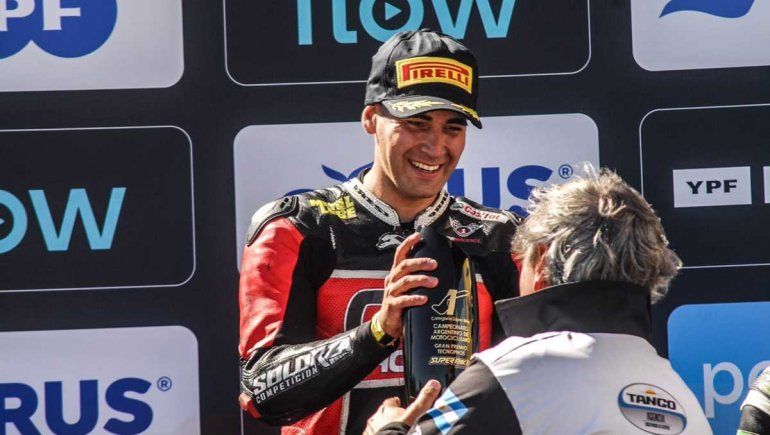 Juan Solorza tuvo su revancha en el Superbike Argentino
